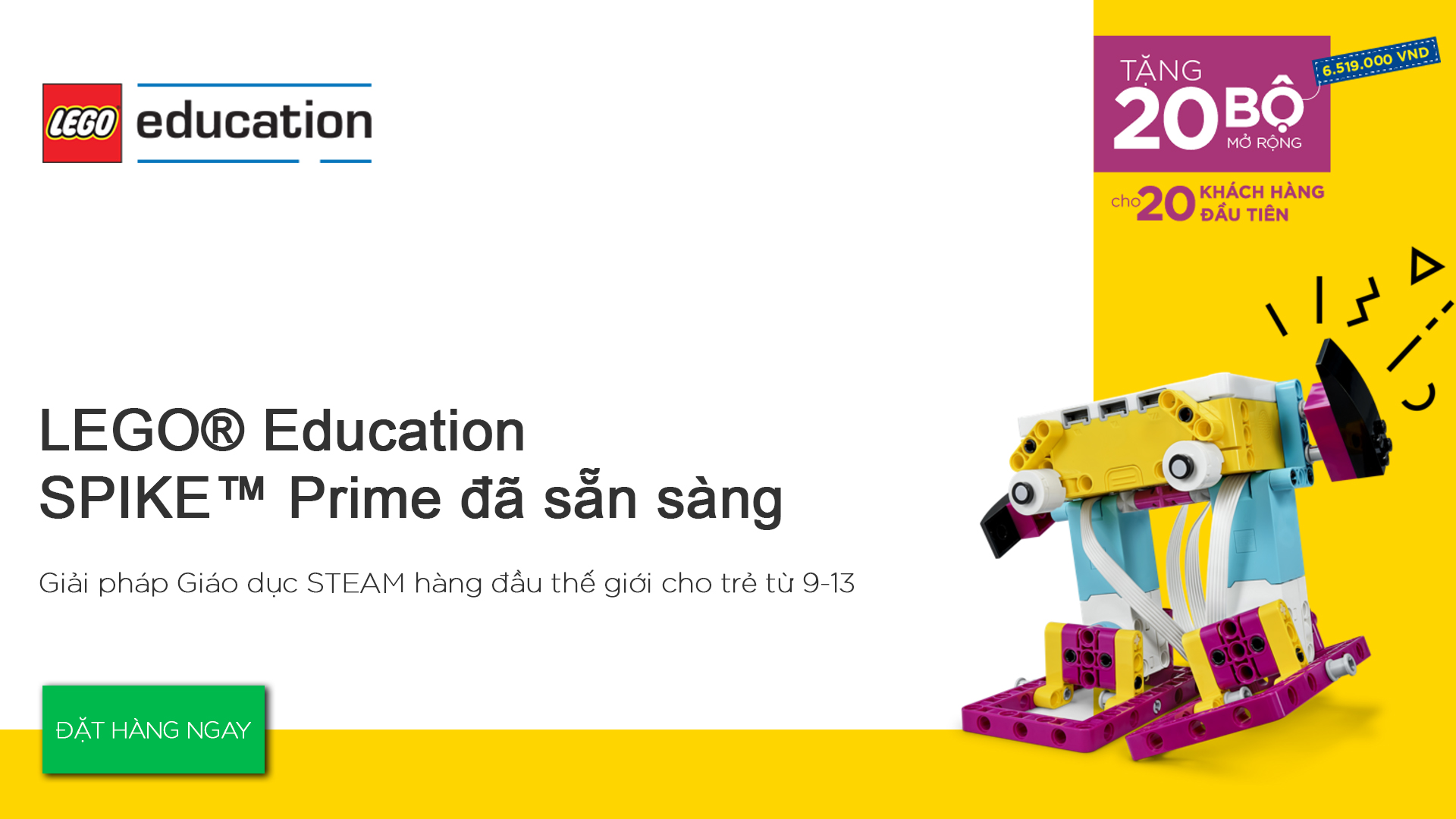 Siêu phẩm LEGO Education SPIKE Prime (2020)